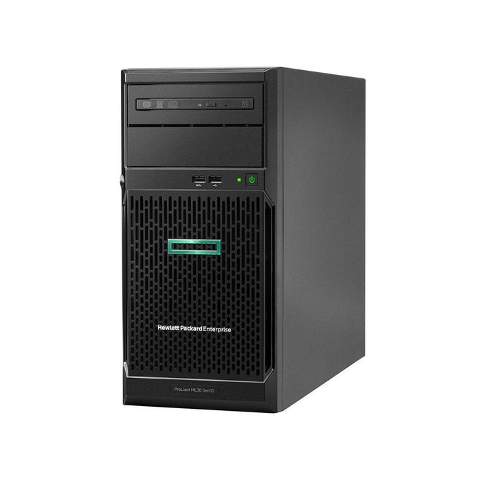 [HPE] [P16928-371] HPE ProLiant ML30 Gen10 E-2224 3.4GHz 4-core 1P 16GB-U S100i 4LFF 350W PS Server